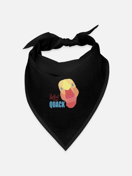 Ente - Bandana Dreieckstuch - Schwarz