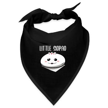 Philippinen Filipino Siopao Siu Bao I Geschenk - Bandana Dreieckstuch - Schwarz - Vorne