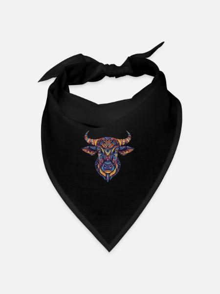 Bulle Bunt - Bandana Dreieckstuch - Schwarz