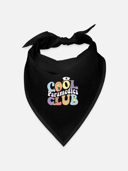 Cool Paramedics Club EMT Squad Medical Assistant - Bandana Dreieckstuch - Schwarz