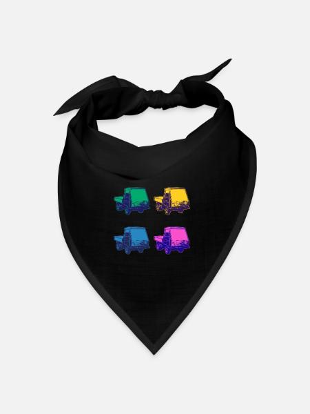 Multicar M25 Multicar Neu Multricar Lastkraftwagen - Bandana Dreieckstuch - Schwarz