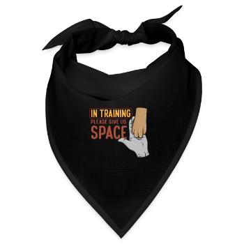 Funny Dog Trainer Agility Dog Training Give Us - Bandana Dreieckstuch - Schwarz - Vorne