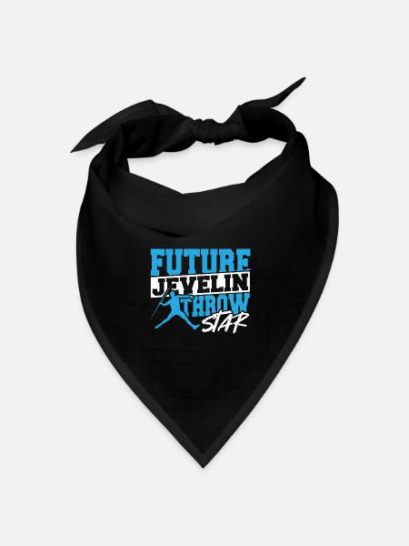 Speerwerfen Speerwerfen Geschenk - Bandana Dreieckstuch - Schwarz