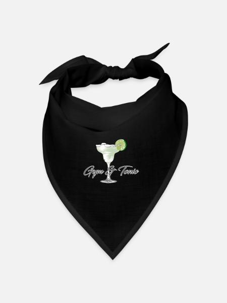 Gym tonic - Bandana Dreieckstuch - Schwarz