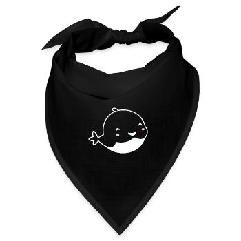 Baby-Wal - Bandana Dreieckstuch - Schwarz - Vorne