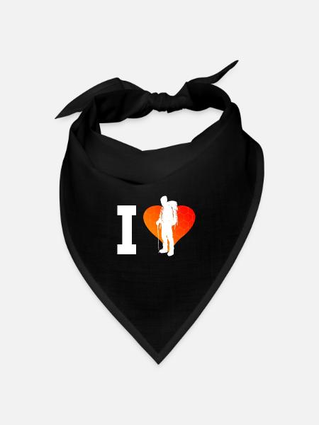 Boulder Kletterer Klettern Bouldering Climbing - Bandana Dreieckstuch - Schwarz