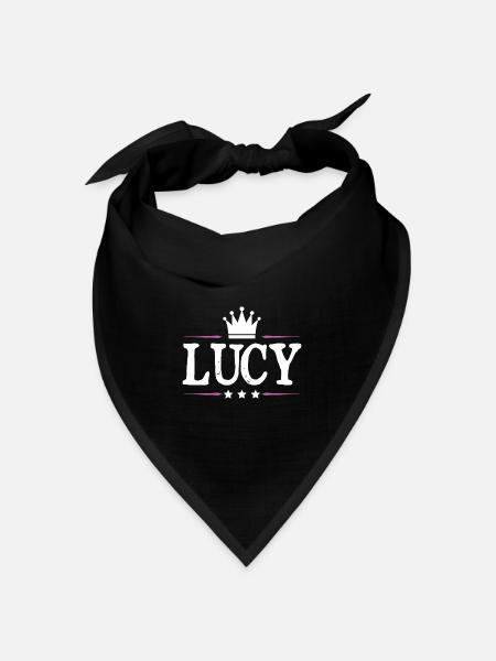 Lucy - Bandana Dreieckstuch - Schwarz