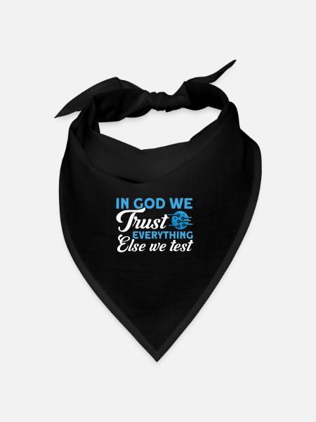 QA Ingenieur QA Tester Software Tester - Bandana Dreieckstuch - Schwarz