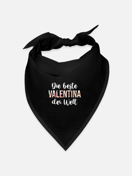 Valentina - Bandana Dreieckstuch - Schwarz
