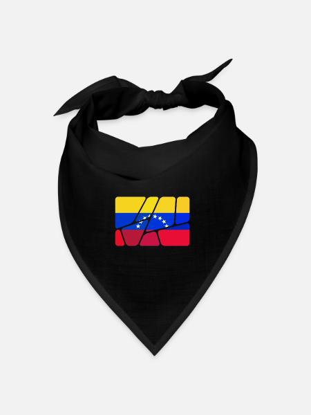 Venezuela Venezuela - Bandana Dreieckstuch - Schwarz