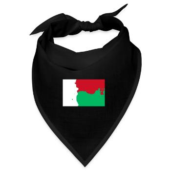 Madagaskar - Bandana Dreieckstuch - Schwarz - Vorne