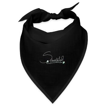 Sister Schwester Schwesterherz - Bandana Dreieckstuch - Schwarz - Vorne