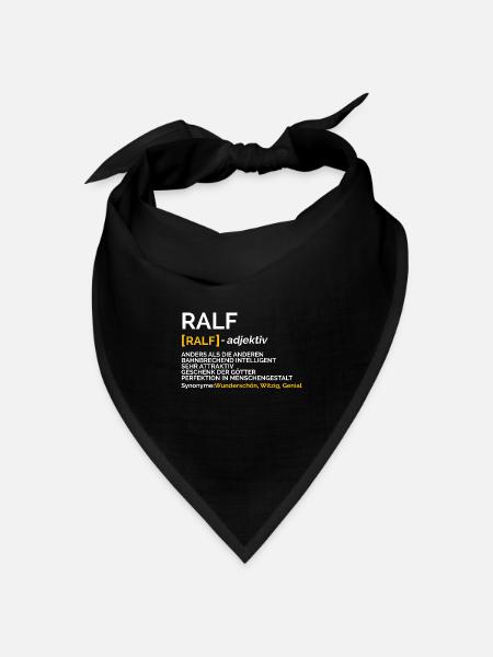 Ralf - Bandana Dreieckstuch - Schwarz