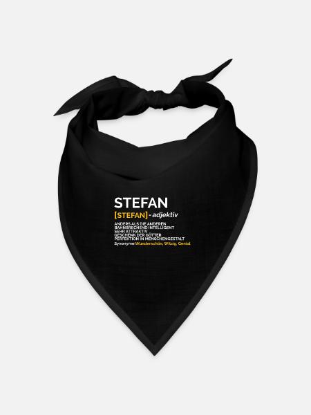 Stefan - Bandana Dreieckstuch - Schwarz
