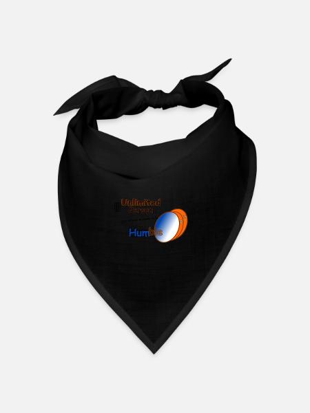 Life ist easy to choose to be Humble - Bandana Dreieckstuch - Schwarz