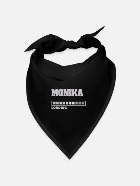 Monika - Bandana Dreieckstuch - Schwarz