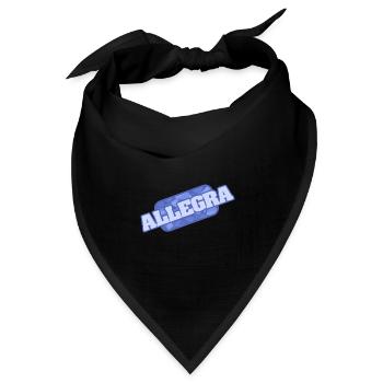 Gesundheit Allegra - Bandana Dreieckstuch - Schwarz - Vorne