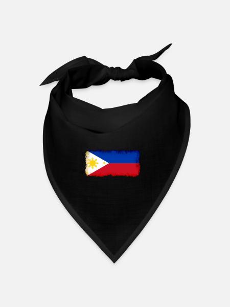 Philippinen Philippinen - Bandana Dreieckstuch - Schwarz