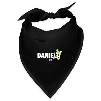 Daniela - Bandana Dreieckstuch - Schwarz - Vorne