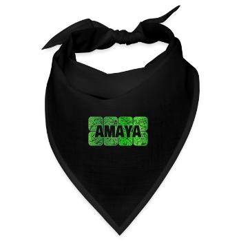 Amaya - Bandana Dreieckstuch - Schwarz - Vorne