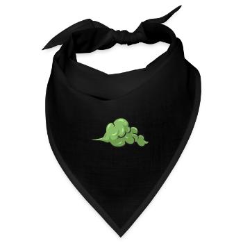 Furz Furzen Pupsen - Bandana Dreieckstuch - Schwarz - Vorne