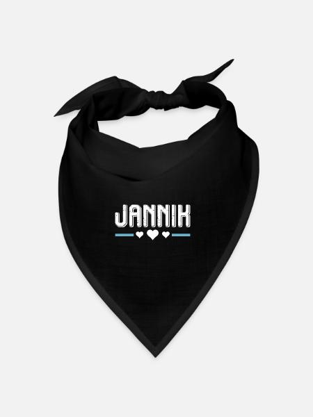 Jannik - Bandana Dreieckstuch - Schwarz