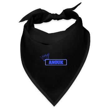 Tochter Anouk - Bandana Dreieckstuch - Schwarz - Vorne