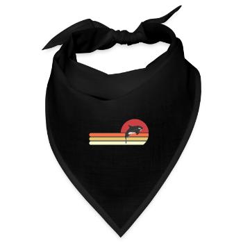 King Orca: Ruler of the Seas - Bandana Dreieckstuch - Schwarz - Vorne