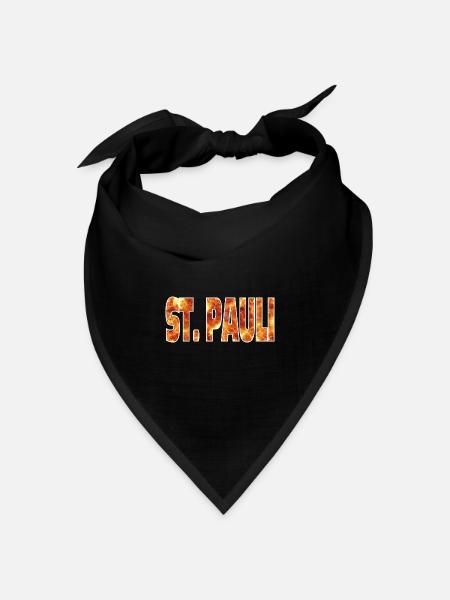 St. Pauli - Bandana Dreieckstuch - Schwarz