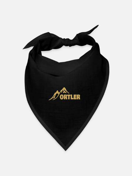 Ortler - Bandana Dreieckstuch - Schwarz