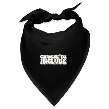 Choose to Include Sped Teacher RBT Future ABA - Bandana Dreieckstuch - Schwarz - Vorne