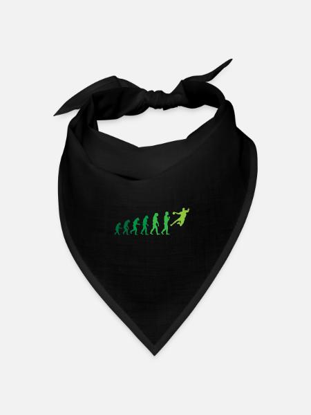 Mann Handball Trainer Hobby Sport Geschenk Spruch - Bandana Dreieckstuch - Schwarz
