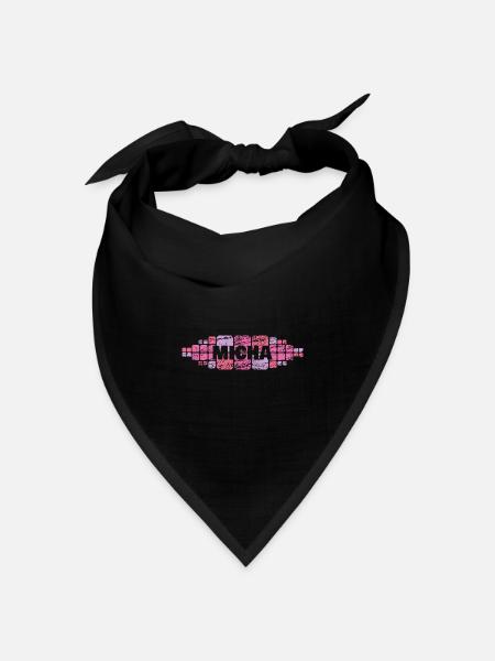 Mutti Micha - Bandana Dreieckstuch - Schwarz