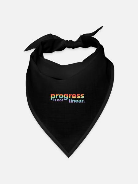 ABA Therapist Progress Is Not Linear Behavioral - Bandana Dreieckstuch - Schwarz