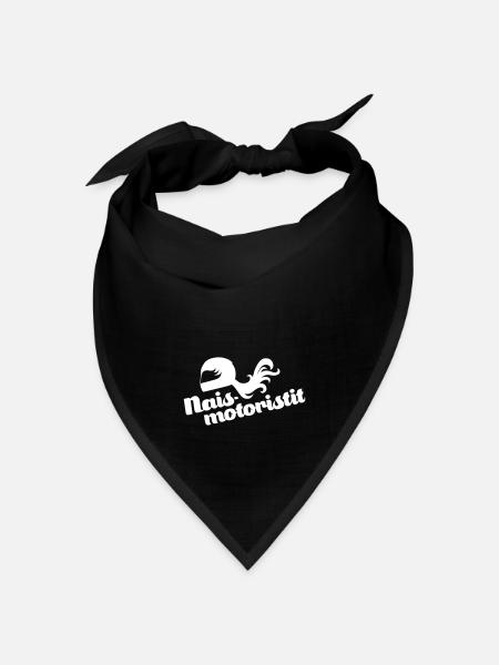 Facebook Frauen Motoren - Bandana Dreieckstuch - Schwarz