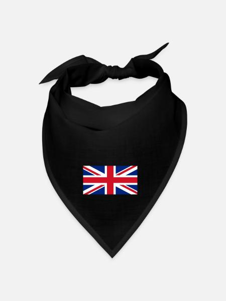 ENGLAND FLAG - Bandana Dreieckstuch - Schwarz
