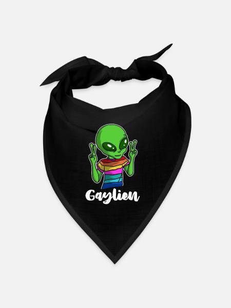 LGBT - Bandana Dreieckstuch - Schwarz