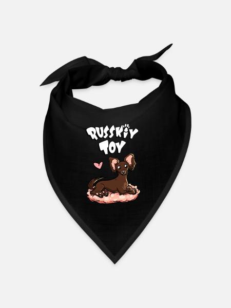 Russkiy Toy - Bandana Dreieckstuch - Schwarz