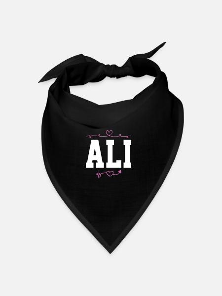 Ali - Bandana Dreieckstuch - Schwarz