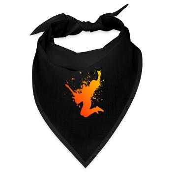 classical guitar Egitarre E-gitarre Gitarre - Bandana Dreieckstuch - Schwarz - Vorne