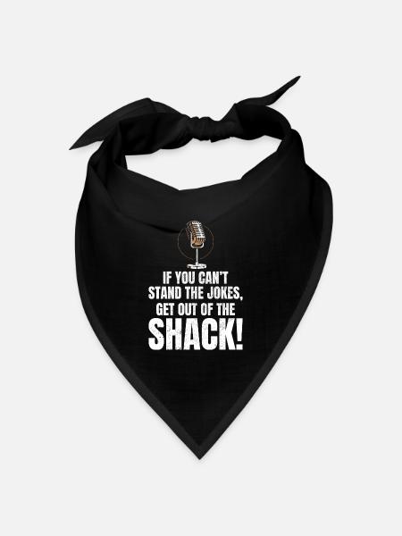Amateurfunker Humor Witze - Bandana Dreieckstuch - Schwarz