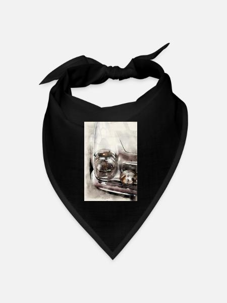 Pagode 280 SL W113 - Bandana Dreieckstuch - Schwarz