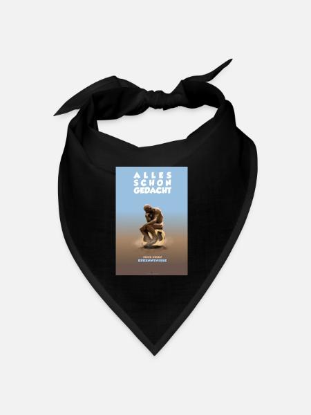 Denkball von Rodäng. POSTER. - Bandana Dreieckstuch - Schwarz