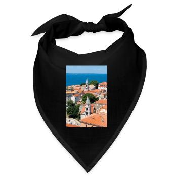Klosterkirche St. Franziskus Assisi - Bandana Dreieckstuch - Schwarz - Vorne