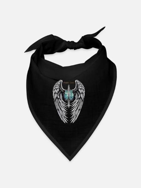 FLÜGEL-PIRAT - Bandana Dreieckstuch - Schwarz
