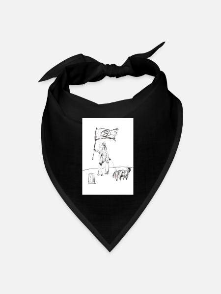 Die Schuld des Gefährten - Bandana Dreieckstuch - Schwarz