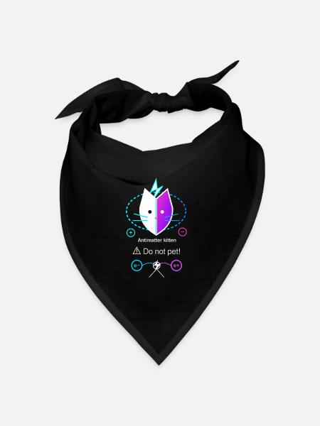 Antimatter Kitten - Bandana Dreieckstuch - Schwarz