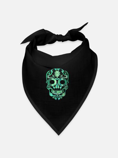 Skull - Bandana Dreieckstuch - Schwarz