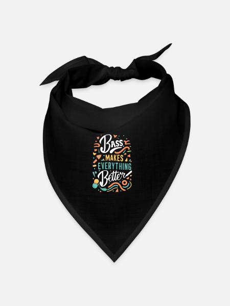 Festival - Bandana Dreieckstuch - Schwarz