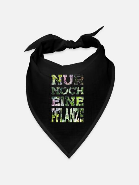 GARTEN ZIMMERPLANZE NUR NOCH EINE PFLANZE - Bandana Dreieckstuch - Schwarz